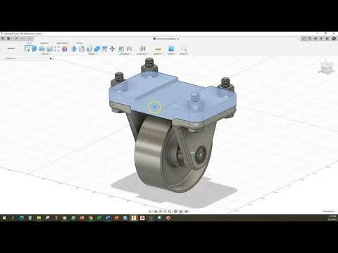 Caster Assembly - Top Plate Dimensioning