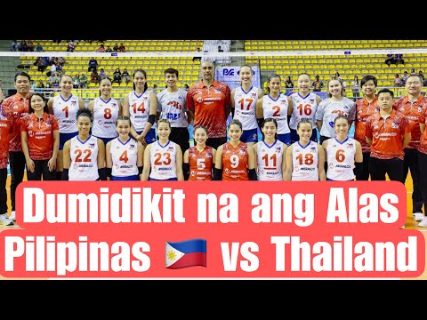 Alas Pilipinas Dumidikit vs Thailand | SEA V-League 2024 | #travel #volleyball #philippines