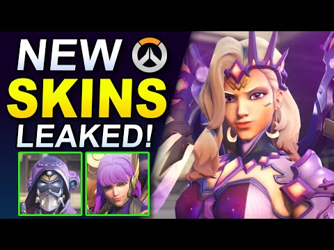 -LEAKED- New Mercy, D.Va, Zenyatta, Echo Cosmic Skins! - OWL Skins getting Recolored?