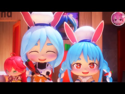 Pekora is not in place! Behind story of Pekora x Mommy's cooking live 【Hololive ホロライブ】