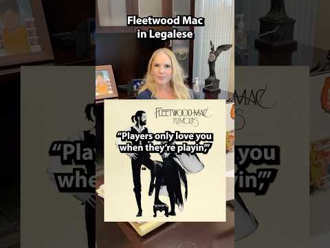 Fleetwood Mac’s “Dreams” in Legalese with Kristy Arevalo #fleetwoodmac #stevienicks #dreams #rumours