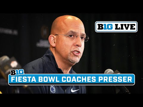 James Franklin Previews Matchup with Boise State | Fiesta Bowl Coaches Press Conference | B1G Live