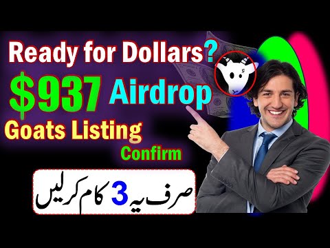 Get $937 USDT from Goat Coin listing || Make Money online Without out Investment from home