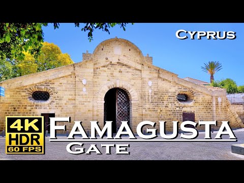 Famagusta Gate Nicosia / Lefkosia Cyprus , 4K 60fps HDR (UHD) 💖 The best Places 👀 Walking Tour