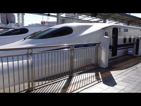 【JR西日本車・H編成トップナンバー】N700S（H1）のぞみ18号東京行発車（岡山駅23番のりば）