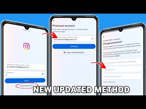 How to Change Instagram Account Password ( if forgotten ) Instagram Password Recovery 2024