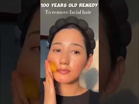 🔥100 Years Old Remedies 😱 Remove unwanted Facial Hair #skincare #shorts #facialhairs #youtubeshorts