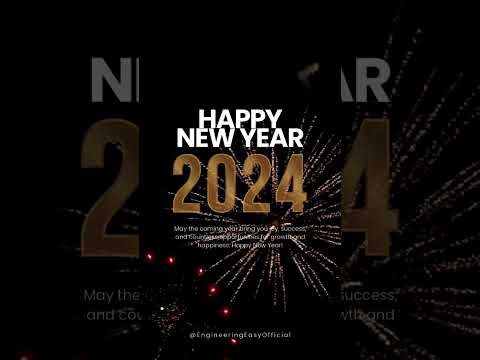 New year 2024 🎉 #happynewyear2024 #shortvideo #tredingshorts  @EngineeringEasyOfficial