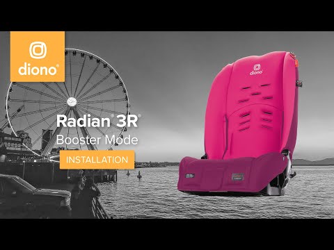 Diono® Radian® 3R® | All-in-One Convertible Car Seat | Booster Mode Installation | 2018-Present