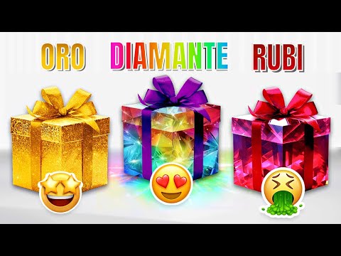 ¡Elige Tu Regalo! 🎁 Oro o Diamante o Rubí💛💎💖¿Que Afortunado Eres? 😱