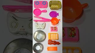 Diy Unboxing amazing Plastic kitchen set | Kitchen Set | Dolliyon toy | Mini Clay | 36 #shorts