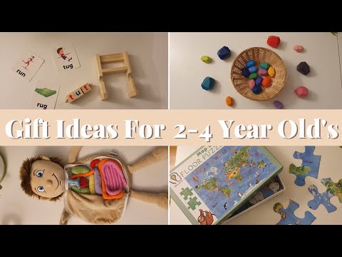 What My Four Year Old Got For Her Birthday, Montessori Inspired Toys, Gift Ideas For 2-4 Year Old's