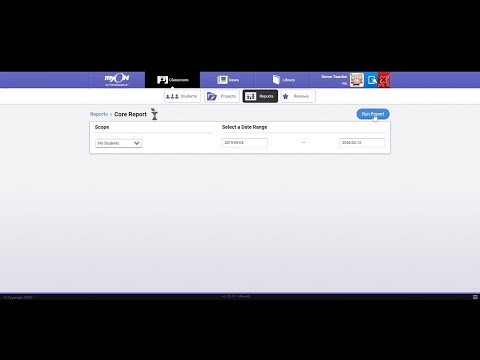 myON Tutorial - Teacher Core Report