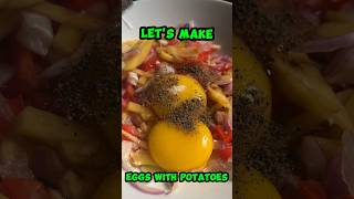 Only one potato and two eggs | egg potato recipe | healthy breakfast | #shorts  #food #easyrecipe