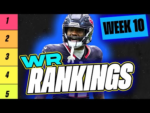 🔥 NEW Top 36 WR RANKINGS for Week 10 Fantasy Football 🚀 | Fantasy Football Rankings