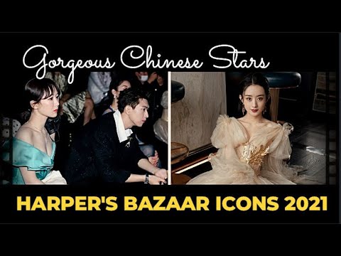 YANG ZI & LI XIAN REUNITE AT HARPER'S BAZAAR ICONS NIGHT // POPULAR ICON OF THE YEAR AWARDEE