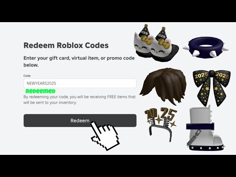 NEW ROBLOX PROMO CODES FOR NEW YEARS 2025!!! | Roblox Promo Codes