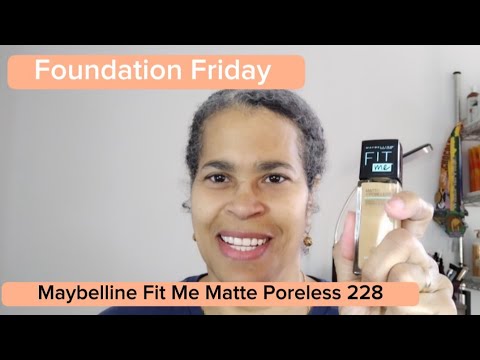 Foundation Friday Using Maybelline Fit Me Matte Poreless 228