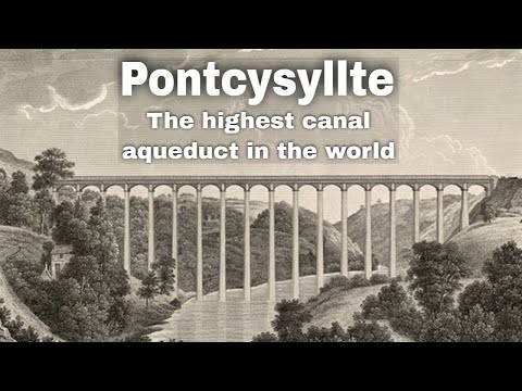 26th November 1805: Pontcysyllte Aqueduct, highest canal aqueduct in the world, opens in North Wales