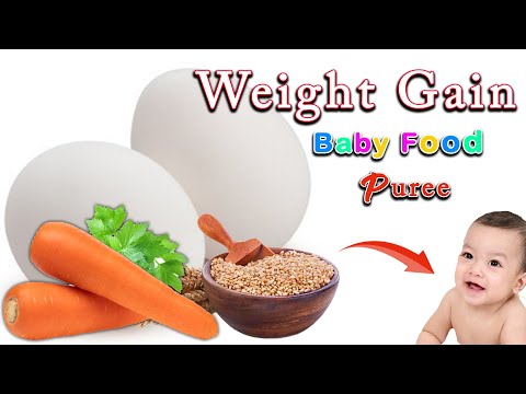 Weight Gain & Bone Strengthening Baby food || Carrot Egg Puree for baby || 6month Baby Food with Egg