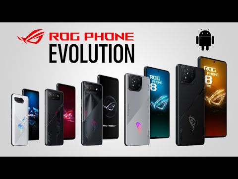 Evolution of the ASUS ROG Phones