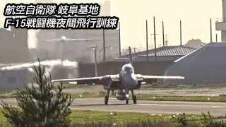 Jet aircraft 航空自衛隊岐阜基地 飛実団 F-15戦闘機 夜間飛行訓練  撮影日2023-5-23 , japan military , air fighter , 6247hijet