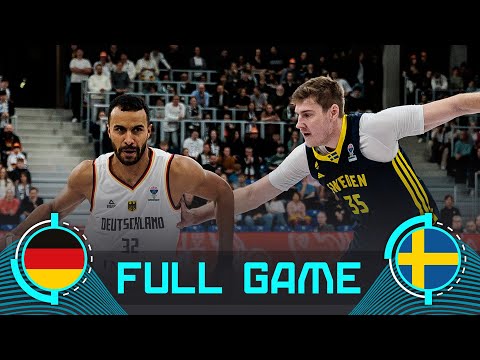 Germany v Sweden | Full Basketball Game | FIBA EuroBasket 2025 Qualifiers