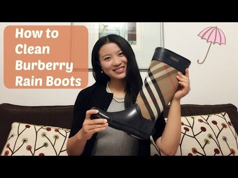 How to Clean and Maintain Burberry Rain Boots