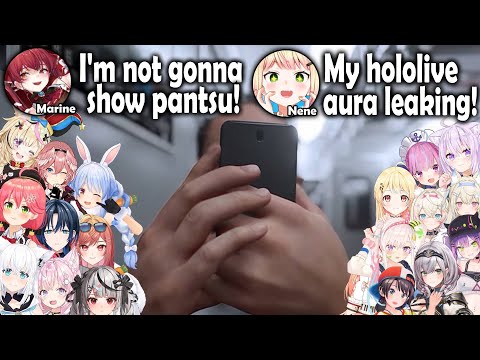 Hololive Girls Reaction to Being CREEPSHOTTED (Platform 8)