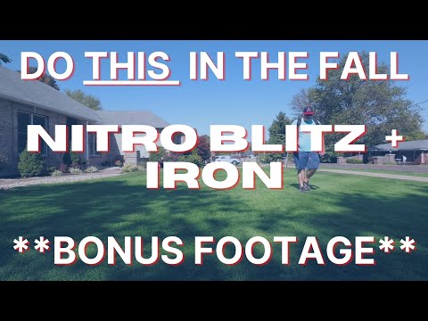 Cool Season Fall Lawn Care - NITROGEN BLITZ & IRON! + Special Guest BONUS footage!