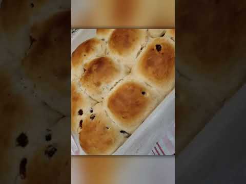 A special Easter Bread! Hot Cross Buns! #food #shorts