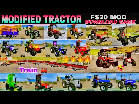 Fs20 💥all Indian tractor🚜 mod apk Download  || Modified tractor game || all tractor modified || FS20