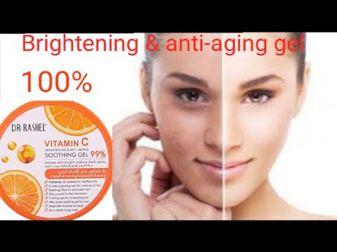 Dr-Rashel Vitamin C soothing gel review+price || best anti-aging and skin brightening gel ||