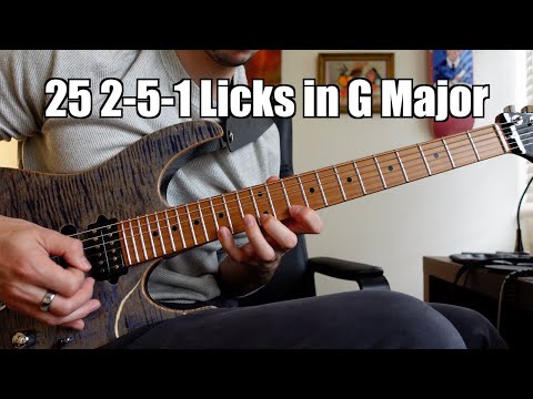 25 2-5-1 Licks in G Major