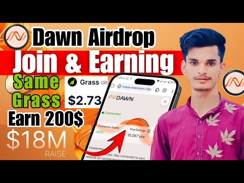 Dawn Airdrop Join Kaise Kare | Confirm Free Dawn Internet Airdrop 200 $ | Dawn Airdrop New Update