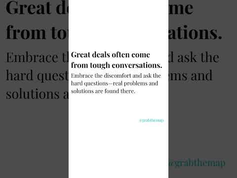 The Art of Tough Conversations in Business Deals