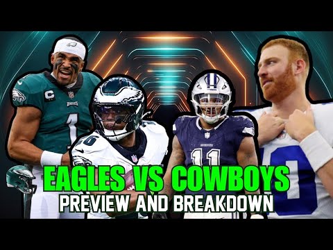 Birds DROP THE BALL in Washington 🦅🔥 Eagles vs Cowboys Preview I Party on Broad