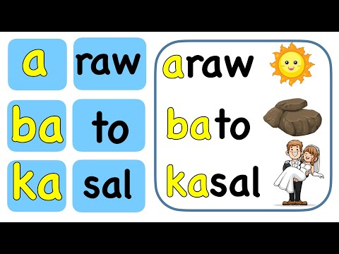 Filipino Reading Practice - A ba ka da (kinder, grade 1 & 2)