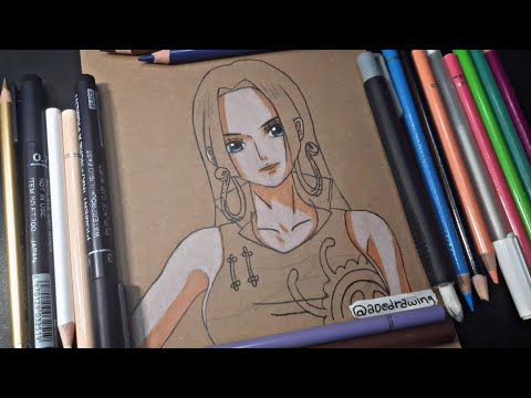 🔴 Drawing  Boa Hancock Finishing ( Hai ) 😊