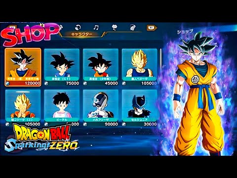 DRAGON BALL: Sparking! ZERO - New Official Character Shop & Full Game Reveals!