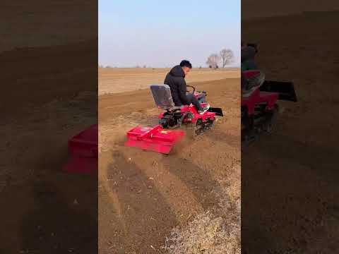 Who says one person can't handle a piece of land?#agricultural#agriculture #machinery#branch#nature