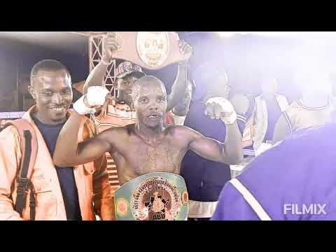 KNOCKOUT Wizard FRANK KIWALABYE KOs Tanzania's Idris Feruzi To Retain ABU Africa  BantamWeight Title