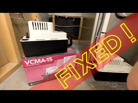 FURNACE / AIR CONDITIONER PUMP WON’T SHUT OFF - LITTLE GIANT 554401 FIX!