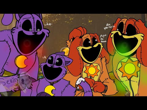 Catnap & Dogday Met Their Swap Version Self - Poppy Playtime Chapter 3 (My AU) //FUNNY ANIMATION