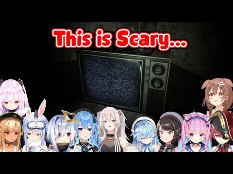 [Hololive] Everyone's reaction to watching the first Videotape in Resident Evil 7 [English Sub]