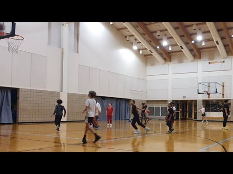 Basketball practice working on lay-ups and movements without the ball #basketball #teamwork #work