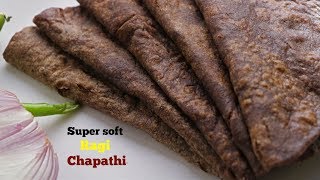 RAGI #CHAPATHI | రాగి చపాతీ | Super Soft Fluffy Ragi Roti | Healthy Breakfast Recipe