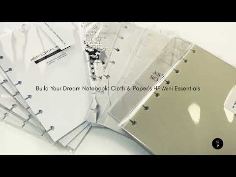 Build Your Dream Notebook:  HP Mini Essentials | Cloth & Paper