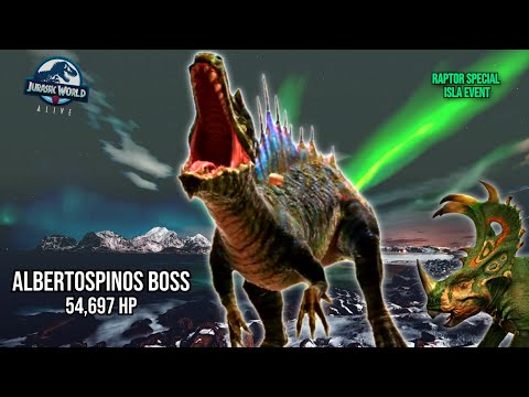 Jurassic World Alive ISLA EVENT: Can You Beat the ALBERTOSPINOS BOSS?