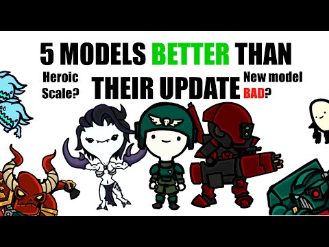 5 OLD models that look BETTER than their NEW one | 40k Opinion